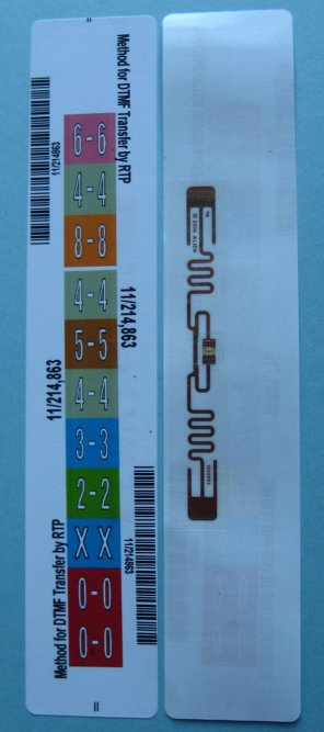 Patent-pending RFID strip label